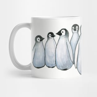 Group of young penguins Mug